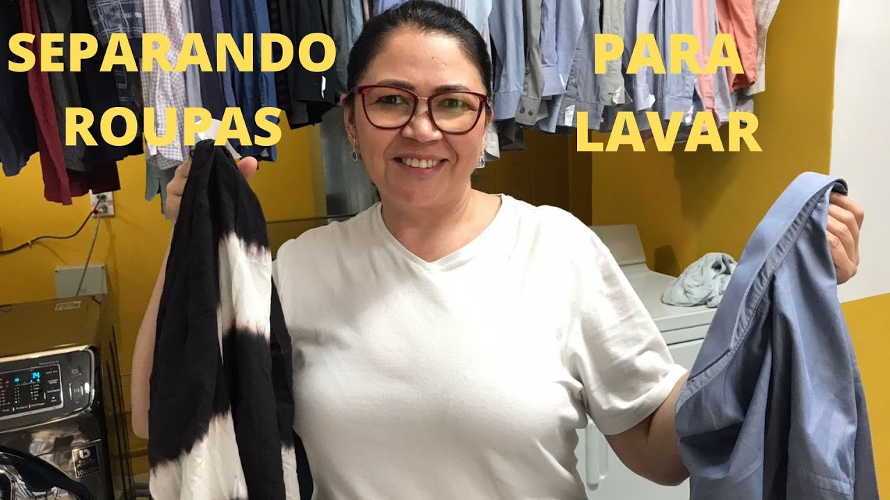 COMO SEPARO ROUPA PARA LAVAR NA MINHA LAVANDERIA