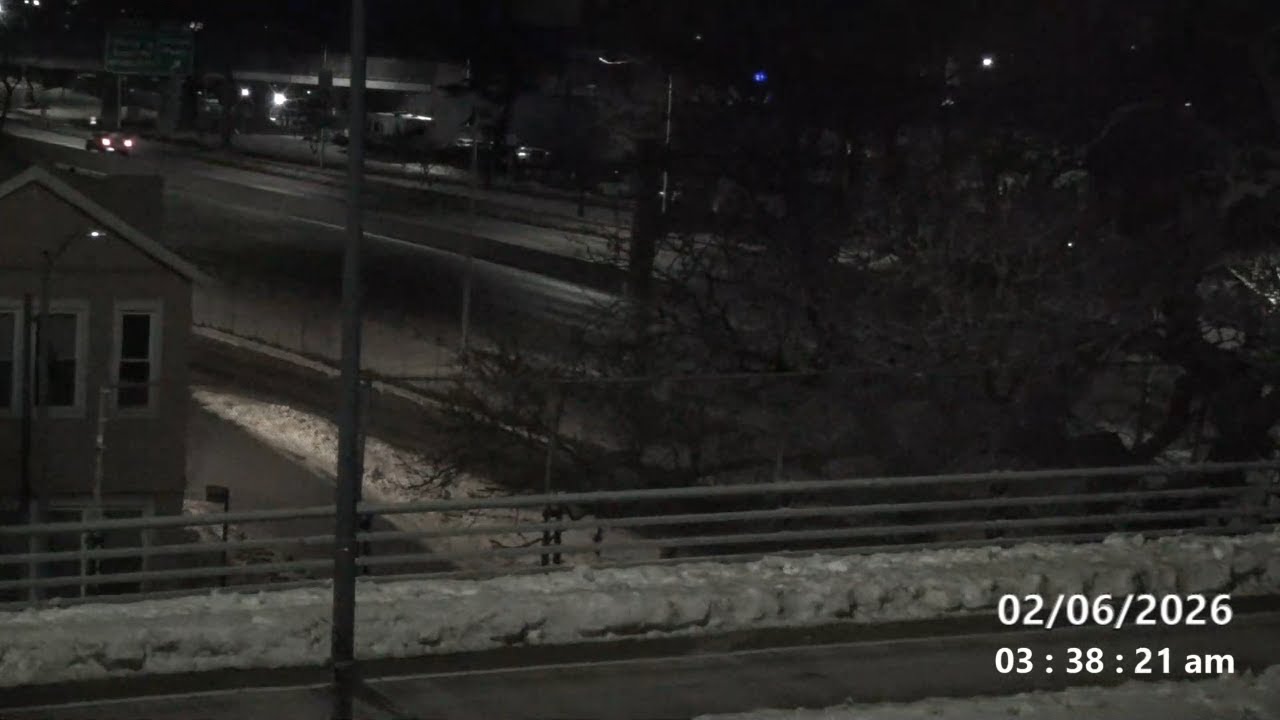 Live  24/7 Webcam, Belt Parkway & Shore Parkway. Coney Island AV Bridge, Brooklyn nyc USA 2026 ice16
