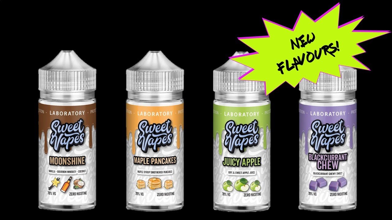 4 in 1 Brand New Sweet Vapes Prototype Flavours Review ( first 4 flavours)