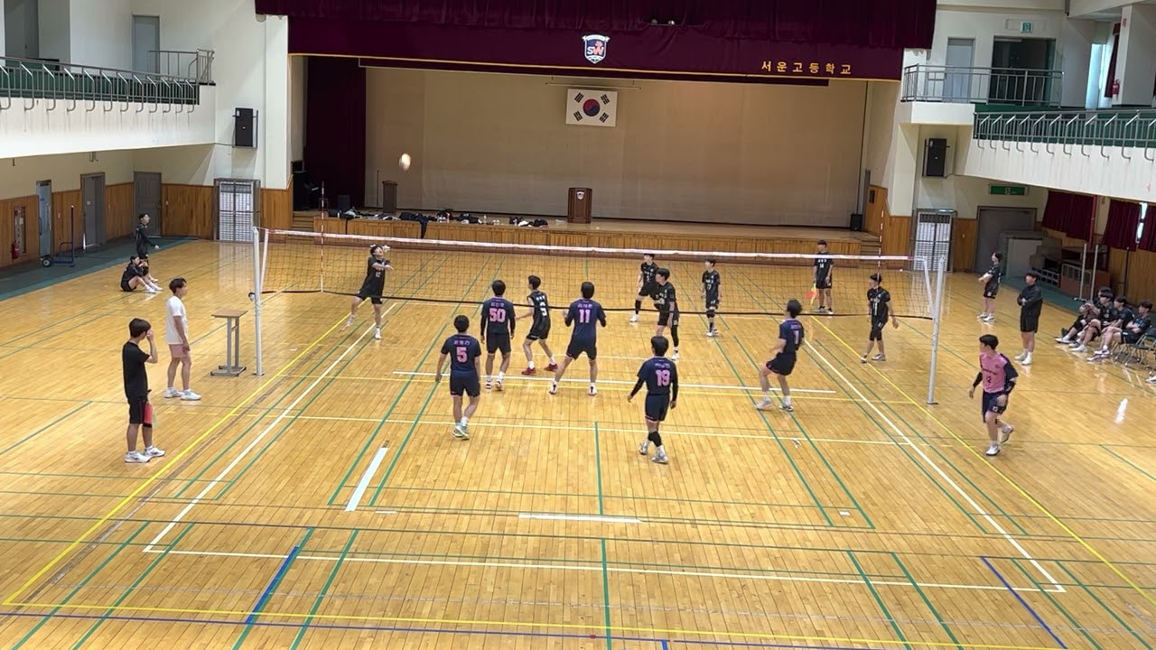동패고 vs 서운고 6인제 1세트