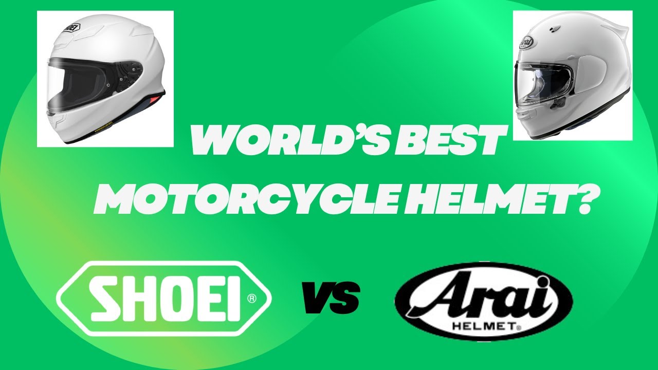 Лучший мотоциклетный шлем? Arai против Shoei