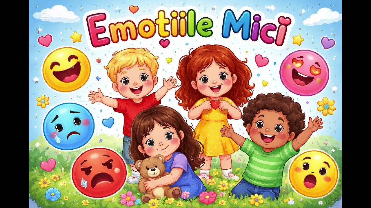 Emoțiile Mele – Cântecel Educativ pentru Copii | Bucurie, Tristețe și Curaj 👦 🥰 l