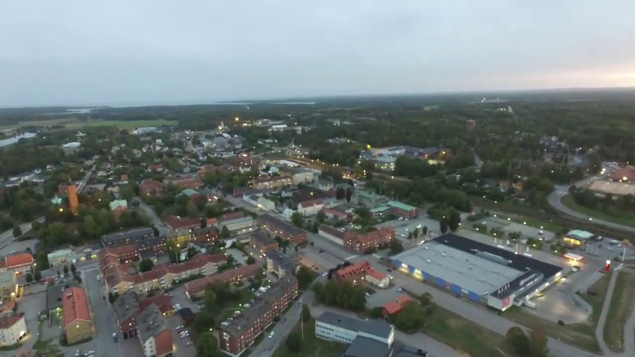 säffle stad från ovan