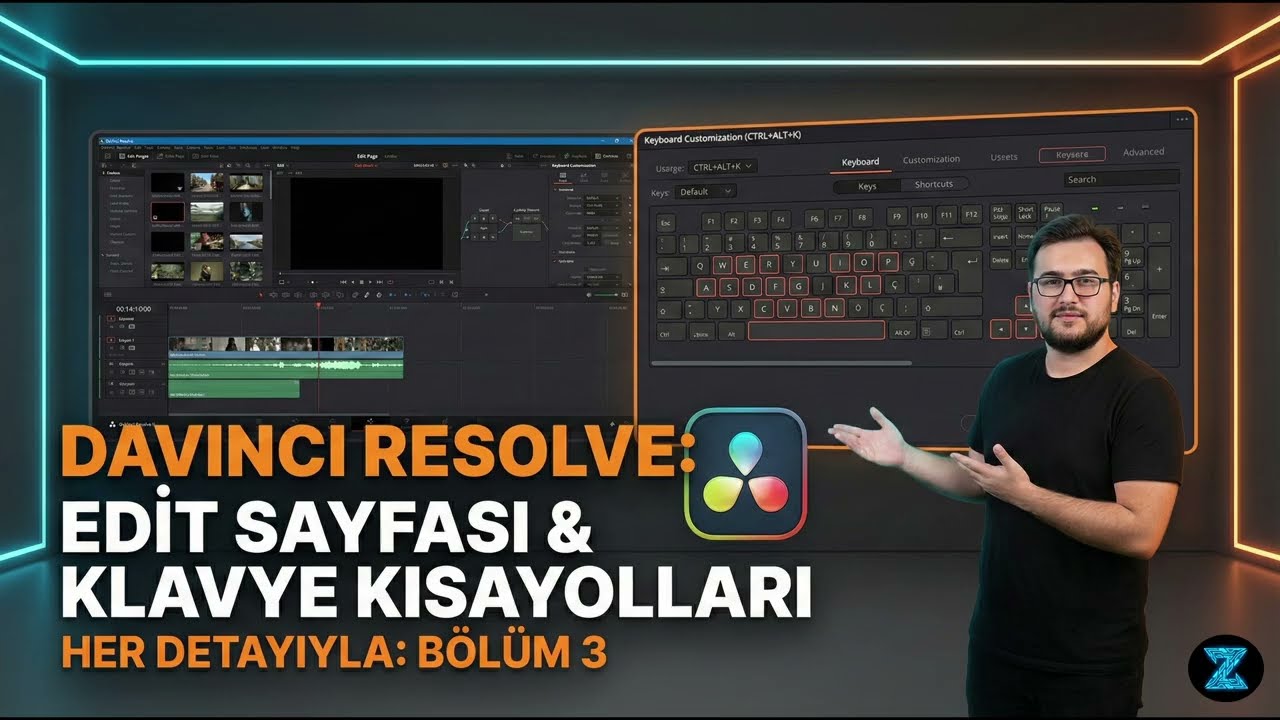 ASIL SİHİR BURADA BAŞLIYOR! 🪄 DaVinci Resolve Edit Sekmesi