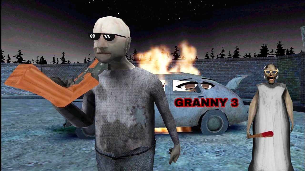 Granny Chapter 3 finally completed देखिए कैसे मैंने Granny और Grandpa के घर से भाग गया 🙄 
