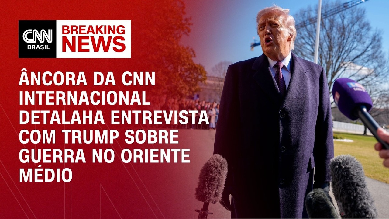 Conflito no Oriente Médio: Âncora da CNN detalha entrevista com Trump | BASTIDORES CNN