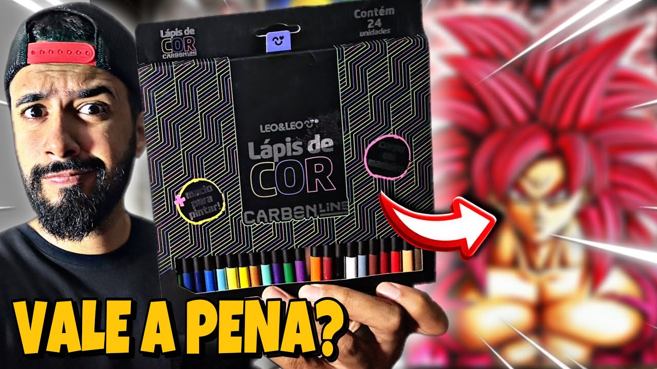 Leo & Leo CarbonLine É isso Tudo Mesmo? Testei e fiz um Desenho do Goku Ssj4 [Review]
