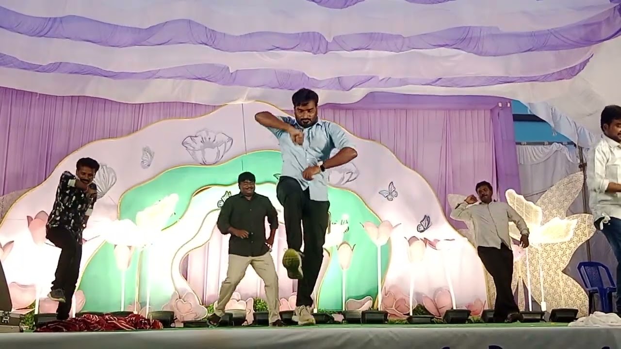 SASI NIDADAVOLE GENTS STAFF DANCE PERFOMANCE IN GARDEN PARTY  ON  1-11-2024