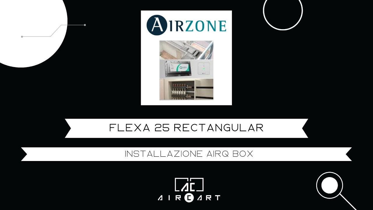Flexa25 RECTANGULAR - Installazione AirQ Box