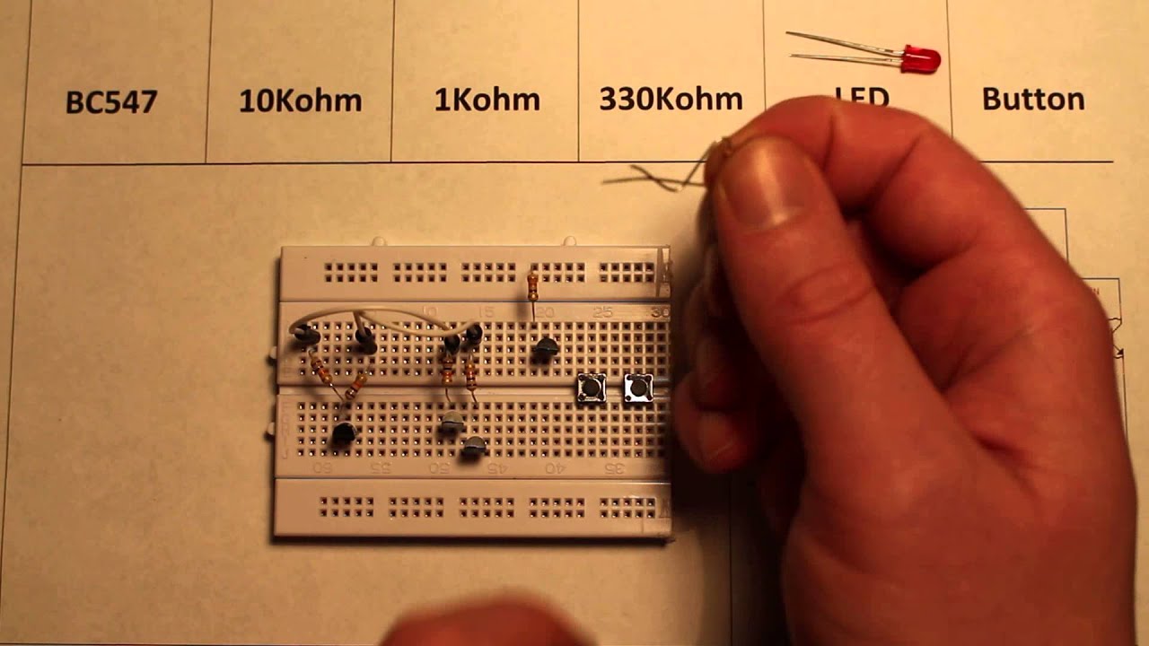 Logic XNOR gate made using transistors