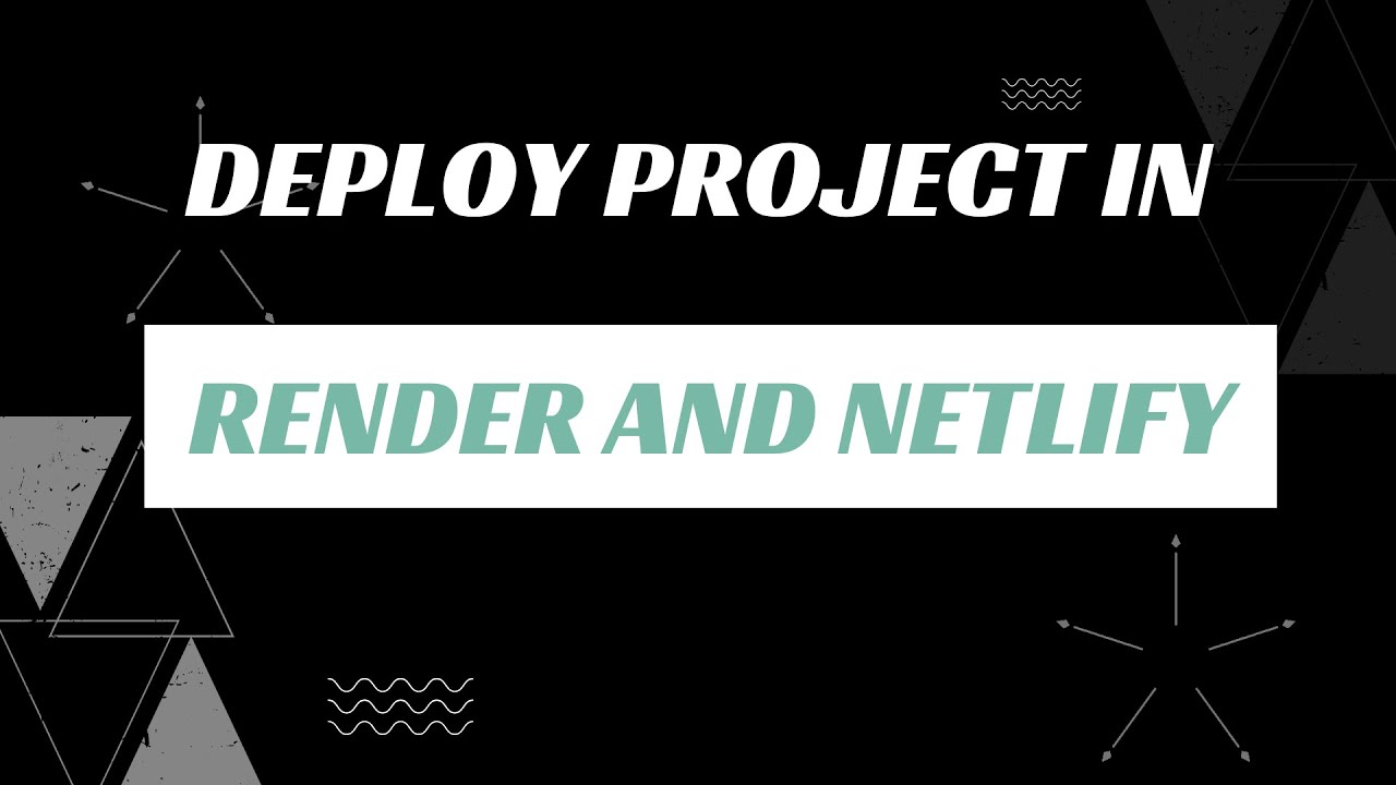 Host Frontend on Netlify & Backend on Render Free and step by step | Full Stack Deployment Tutorial