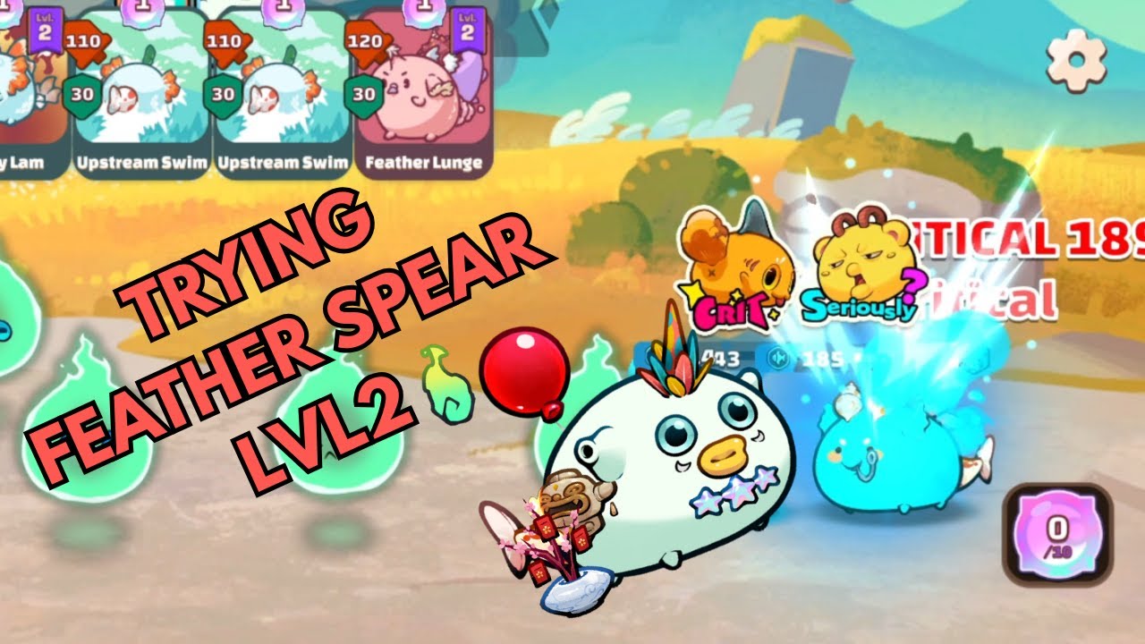 Feather Spear (2) is it any good? | AXIE CLASSIC