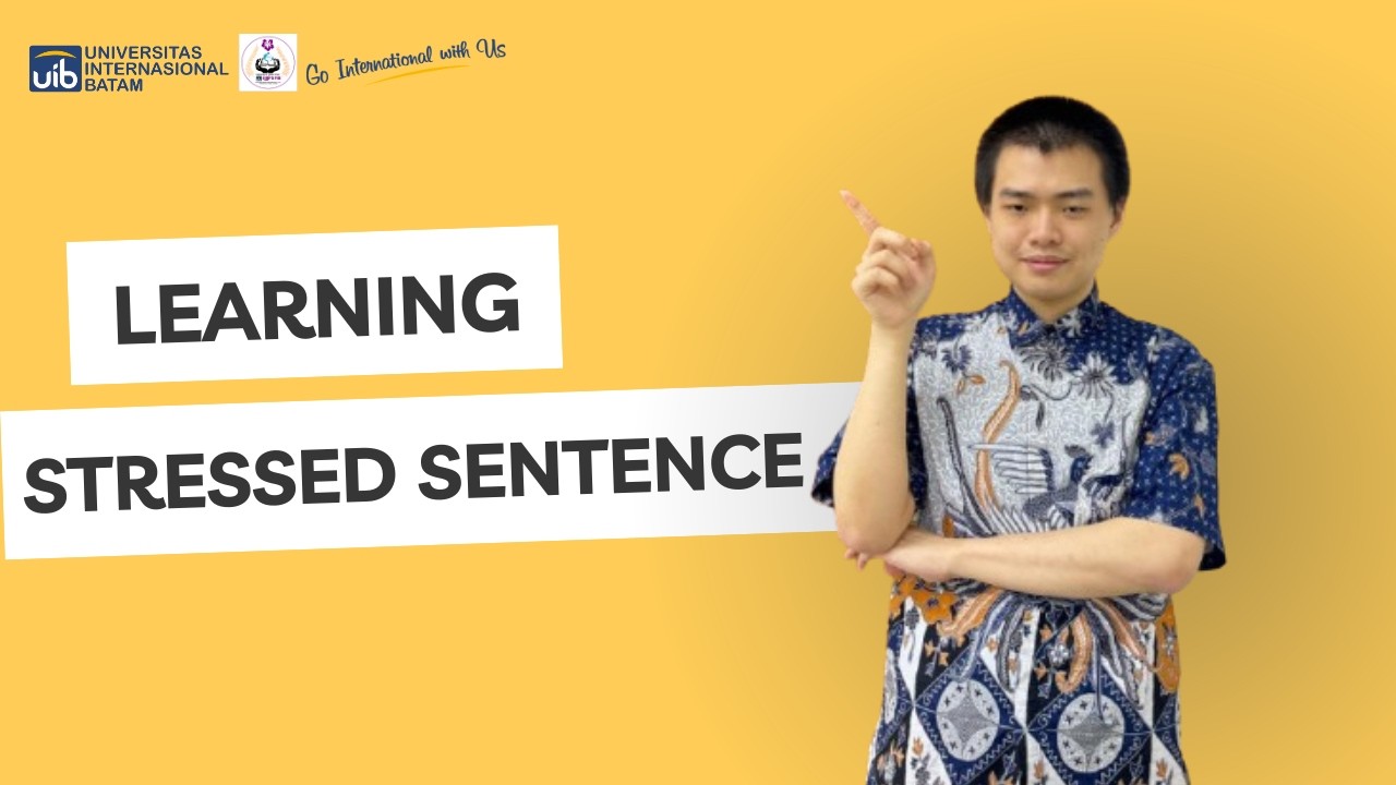 Learning Sentence Stress: Speak English More Naturally
