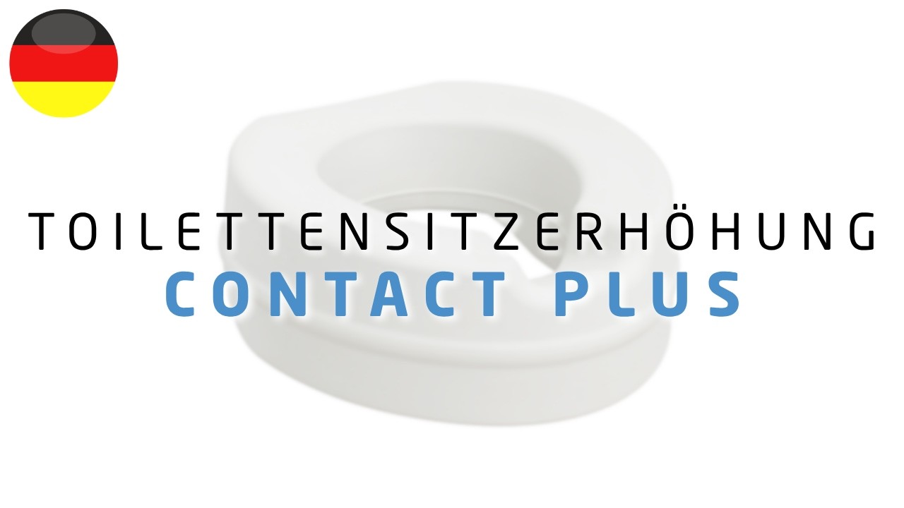 CONTACT PLUS von Herdegen, die weiche Toilettensitzerhöhung für optimalen Komfort