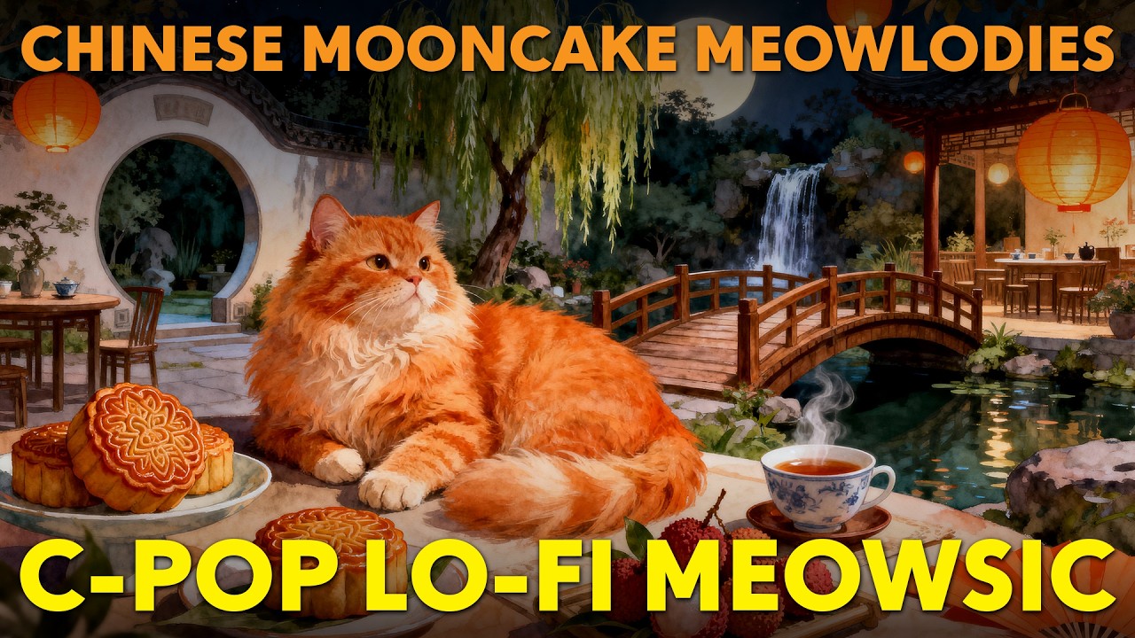 Chinese Mooncake Meowlodies | C-Pop Lo-fi - Oriental Bubblegum Chillhop Meowsic (Meow Music)