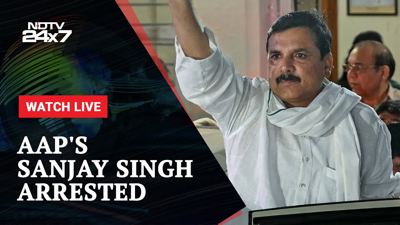 Sanjay Singh Arrested LIVE Updates | AAP's MP Arrested In Delhi Liquor Policy Case Hours After Raids