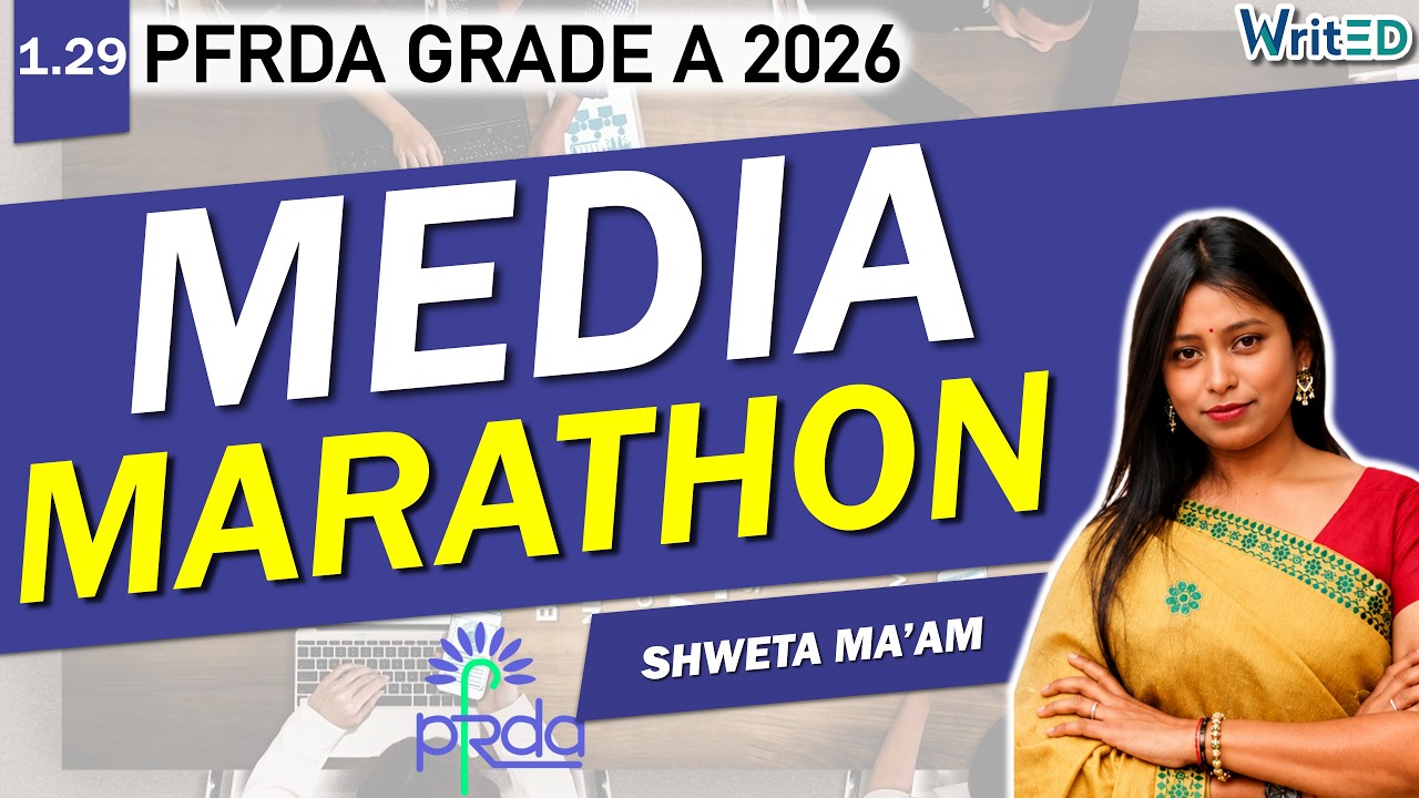 PFRDA Grade A | MEDIA | MCQs Marathon