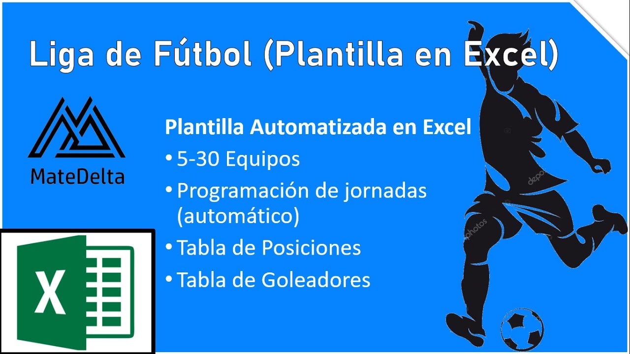 Liga de futbol VM (plantilla en Excel)