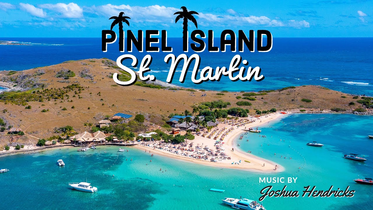 Pinel Island in St. Martin, SXM - 4K