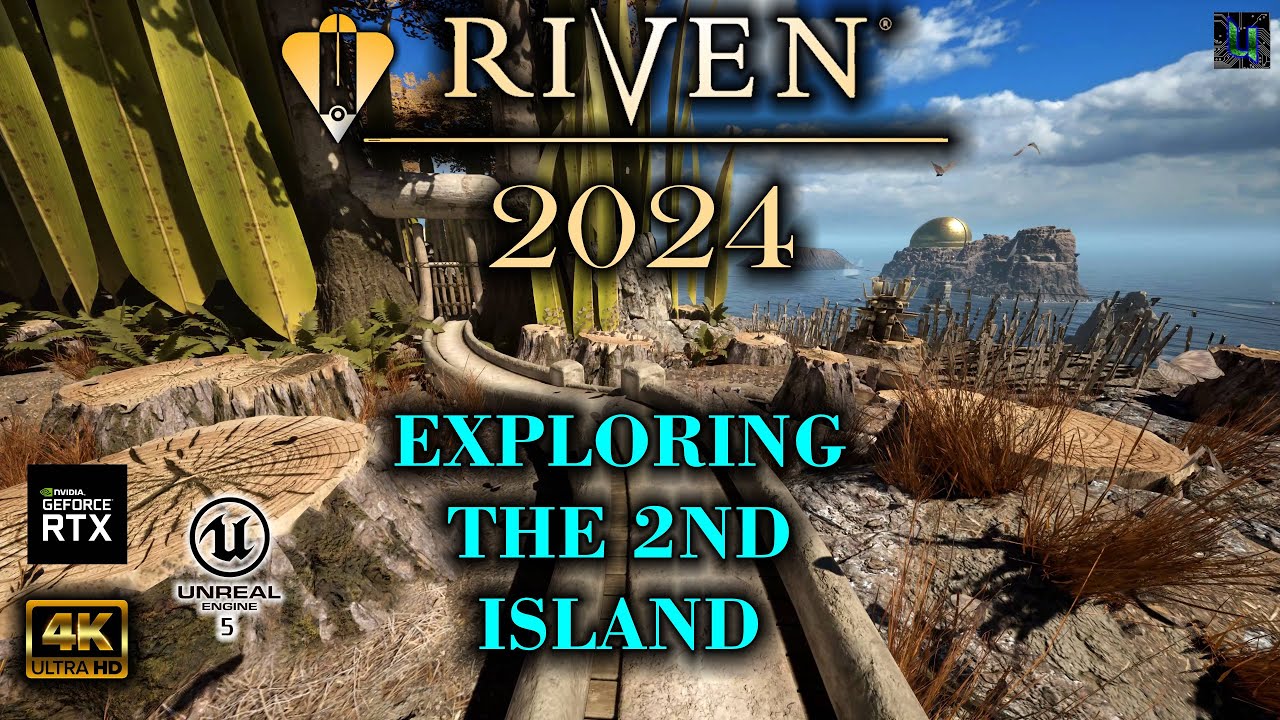 Riven Remake (2024) 2nd Island Exploration - Beautiful in 4K Gameplay!