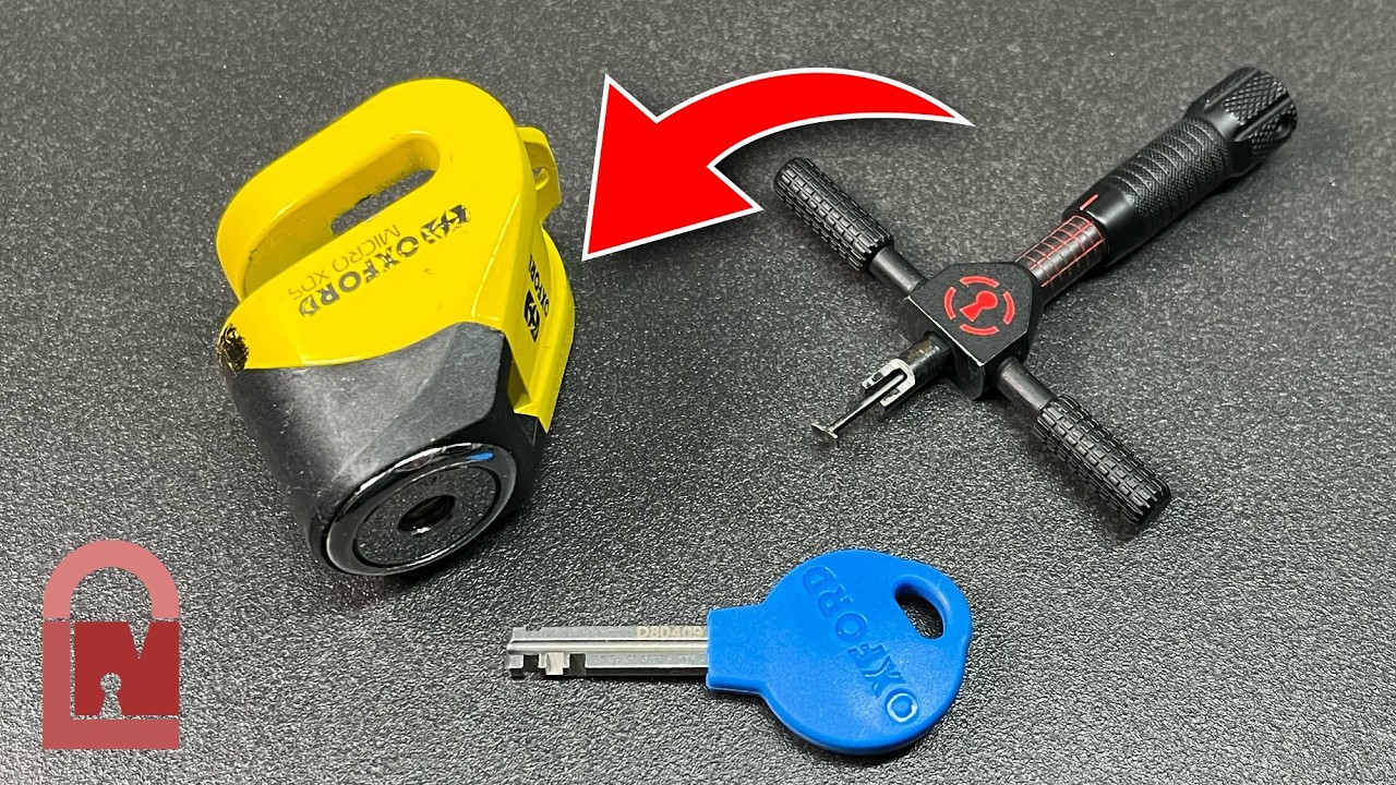 Oxford Micro XDS Brake Disc Lock Picked