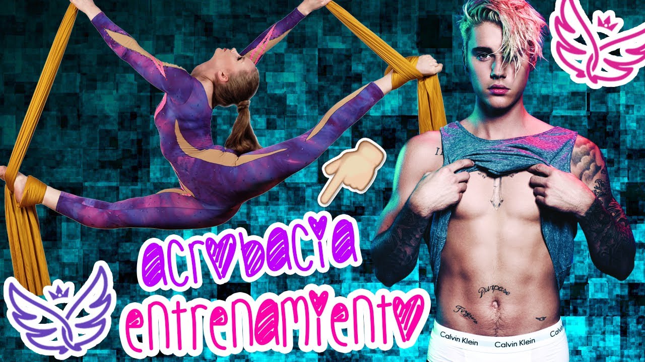 😍ENTRENANDO CON JUSTIN BIEBER | ENTRENAMIENTO ACROBACIA AEREA | JUSTIN BIEBER SORRY |Grupo SILFIDES