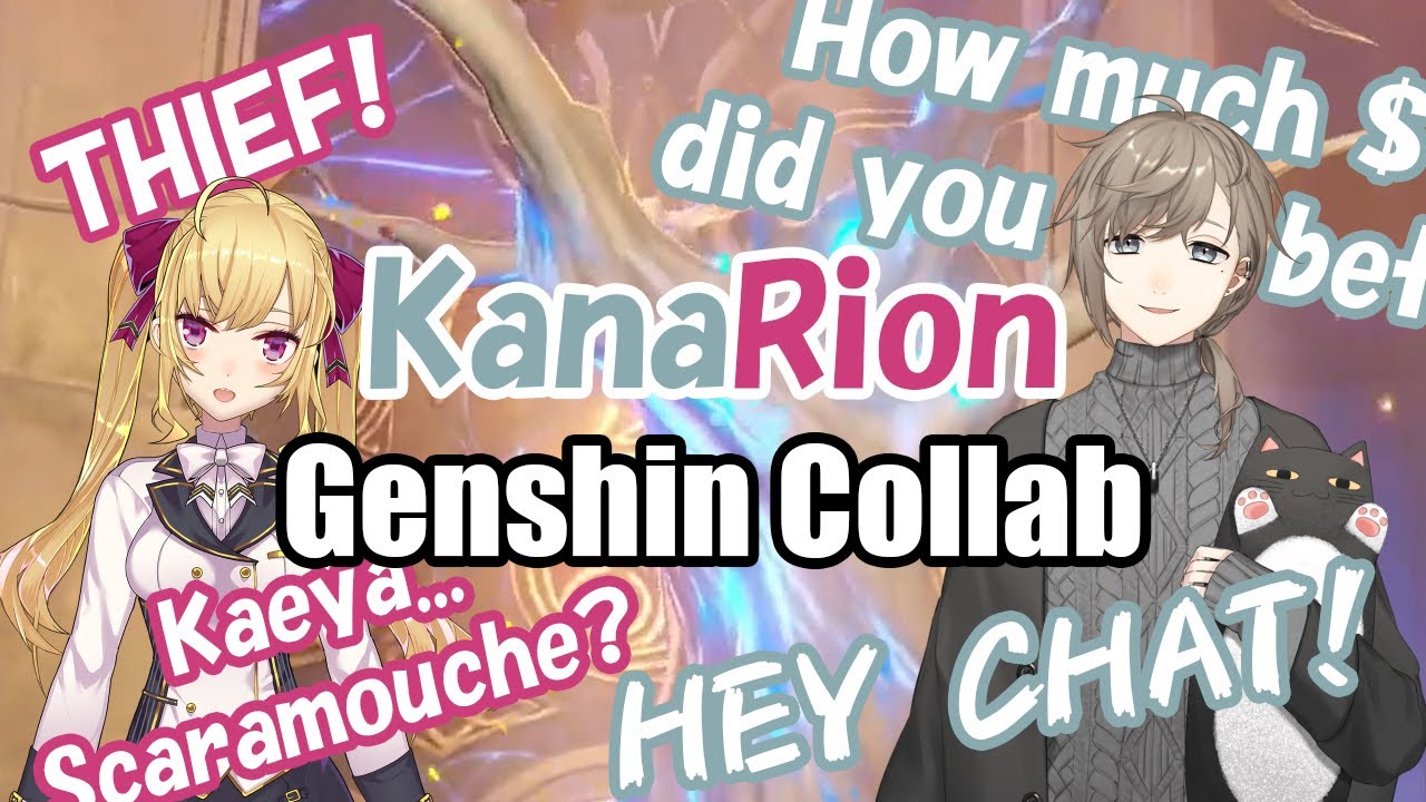 [ENG SUB] Thief Kanae and Gambler Rion's Genshin Impact Collab [Nijisanji]