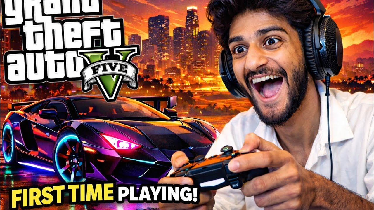 Finally Playing GTA 5 For The First Time! 🤯 (Crazy Gameplay) - Part 1