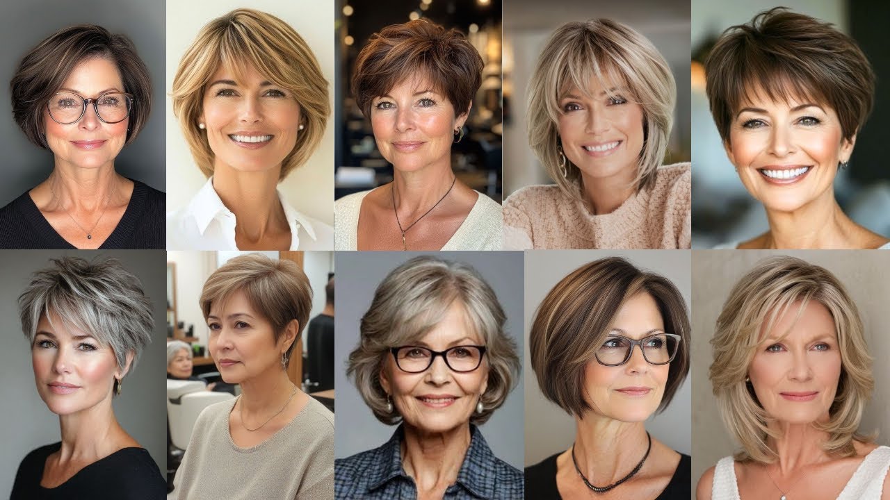 CORTES de CABELLO que REJUVENECEN para MUJERES de mas de 50 60 70 80 AÑOS
