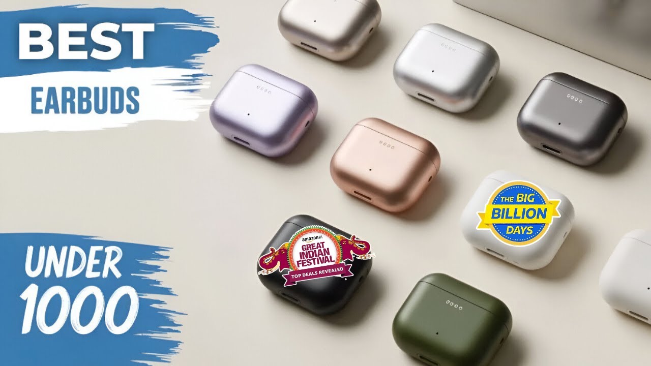 Best Earbuds Under ₹1000 in India 2025 🔥 Top 3 Best TWS | Big Billion Days + Great Indian Festival