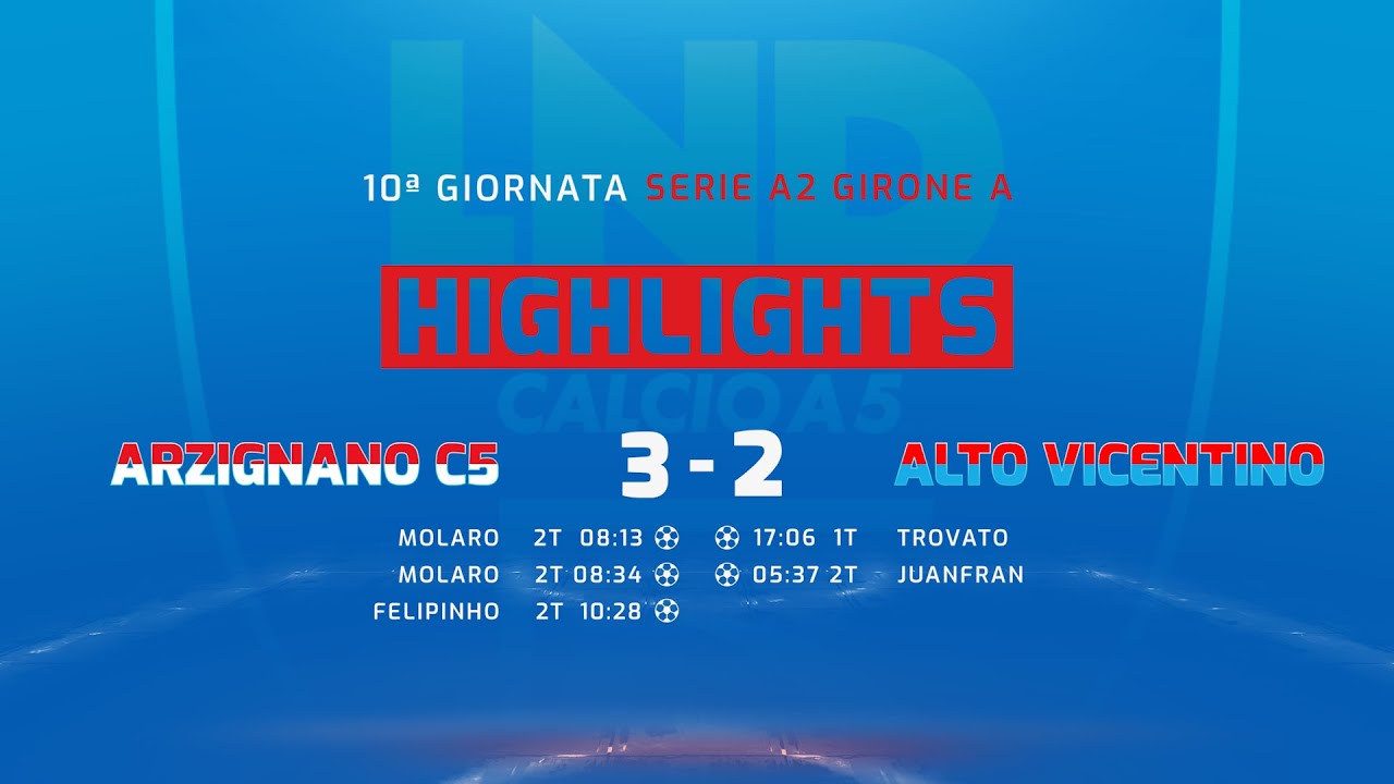 Highlights Arzignano 3-2 Alto Vicentino