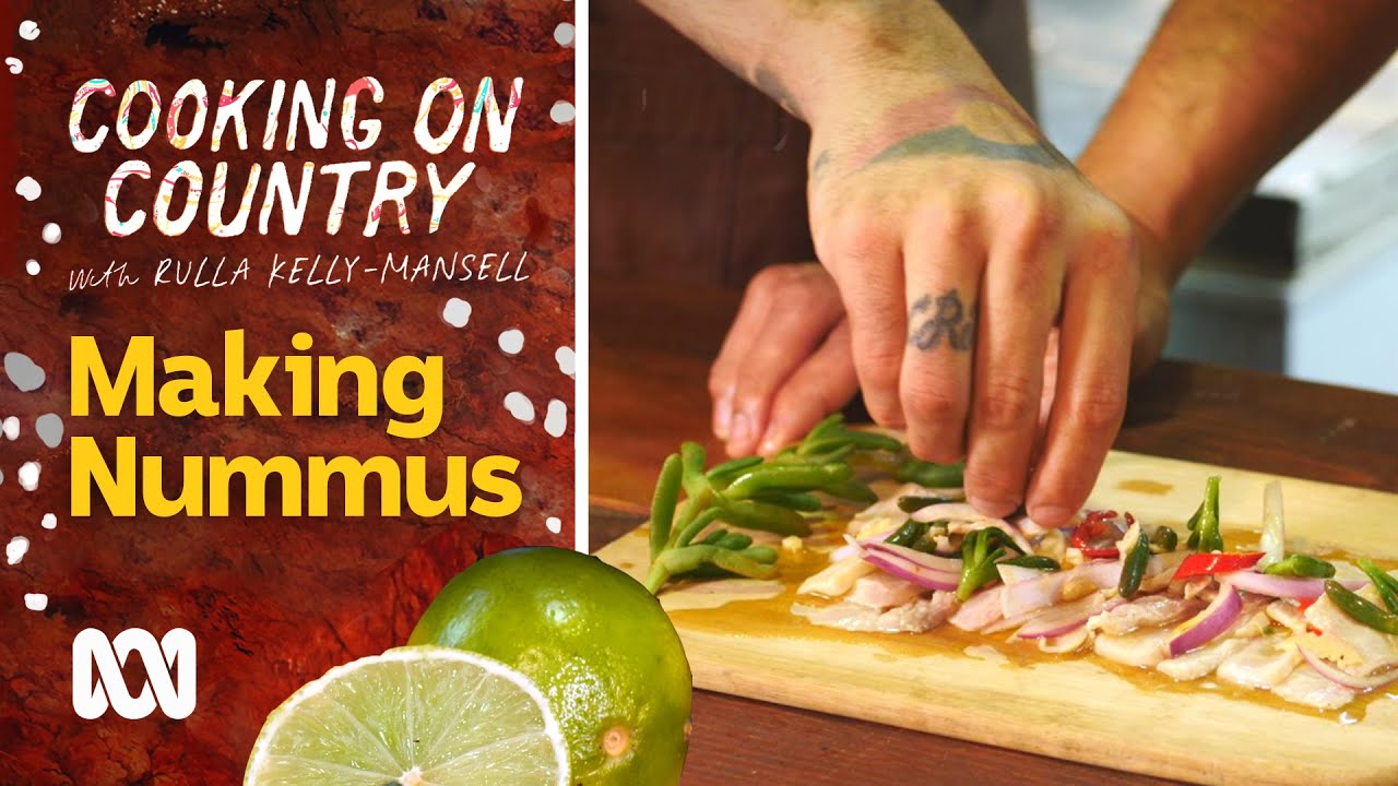 Pickled kingfish, karkalla and seablite nummus 🐟🌶 | Cooking On Country #3 | ABC Australia
