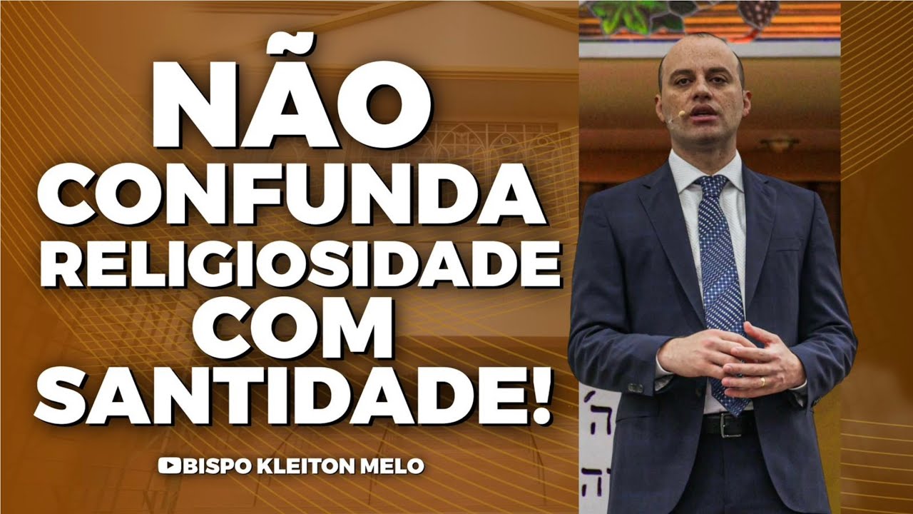 NÃO CONFUNDA RELIGIOSIDADE COM SANTIDADE‼️