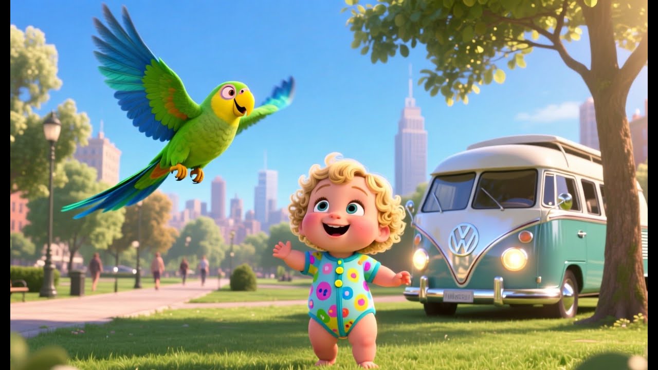 Beep Beep Van Ride 🚐 | Fun Vehicle Song for Kids | Sing Along Adventure
