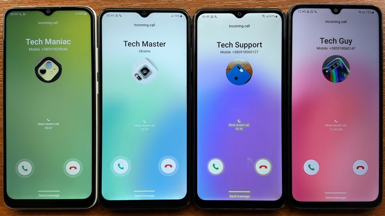 Samsung Galaxy A02s A03s A04s A05s Stock Dialer Outgoing and Incoming Calls (Android 12, 13)