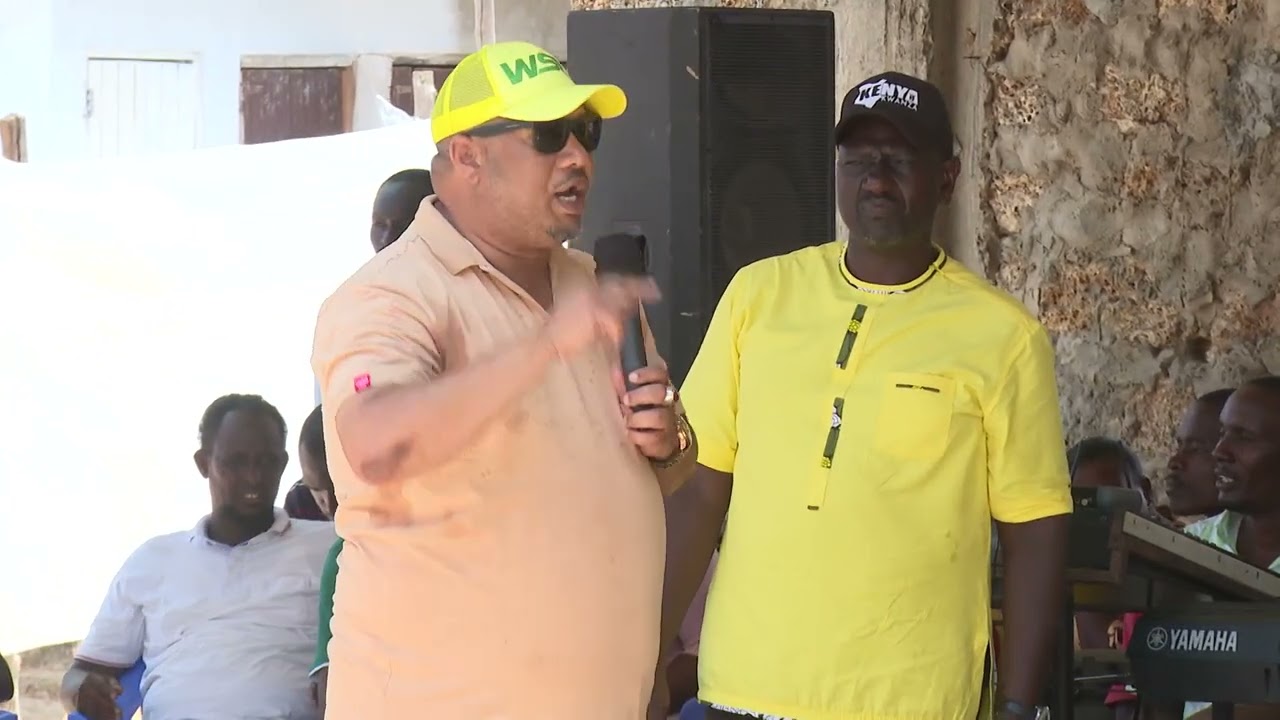 'WATU WA MPEKETONI WANAKUPENDA SANA!' LAMU EAST MP ATHMAN SHARIF TELLS DP RUTO FACE TO FACE!!