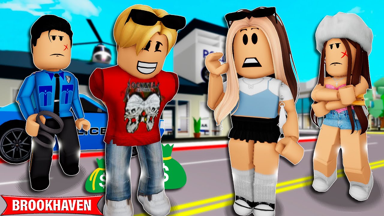 A MENINA DESCOBRIU que O NAMORADO da IRMÃ É um CRIMINOSO | Historinhas Brookhaven Roblox Bibi e Lud