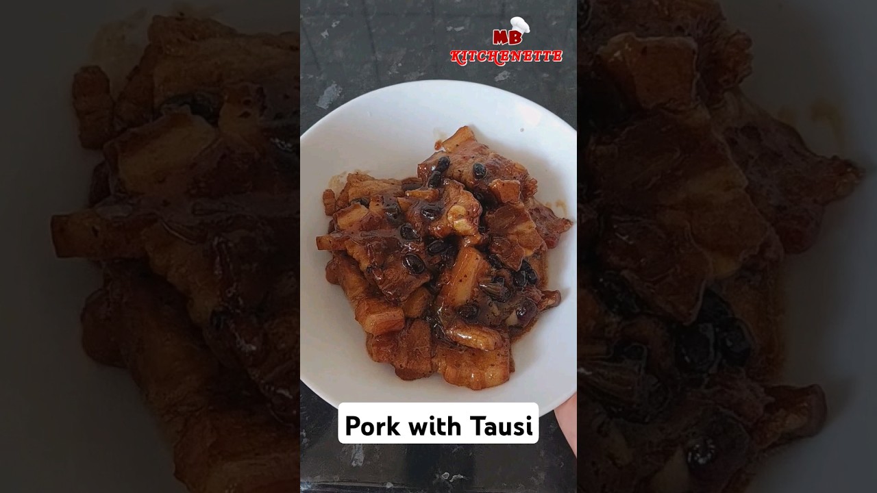 Pork with Tausi. Easy Pork with Black Beans Recipe 🥩 🔥 👩&zwj;🍳 #porkrecipe #pork #cooking #food