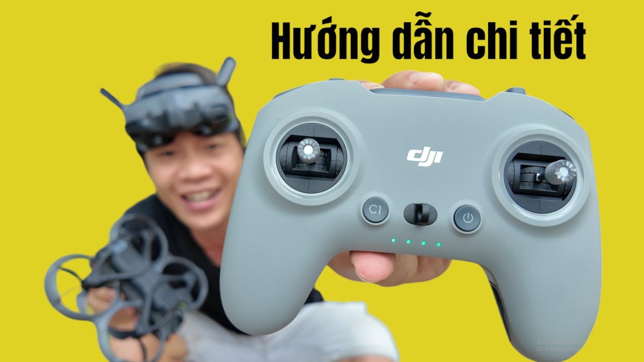 Dji Avata 2 - Hướng dẫn bay chi tiết với tay V3 nhào lộn