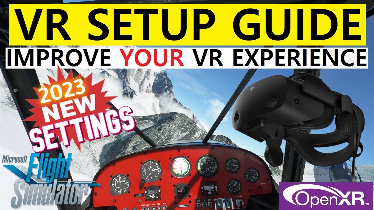 MSFS BEST VR SETTINGS GUIDE 2023 HP REVERB G2 | SET and FORGET! RTX 3070 / 4070 / 4090