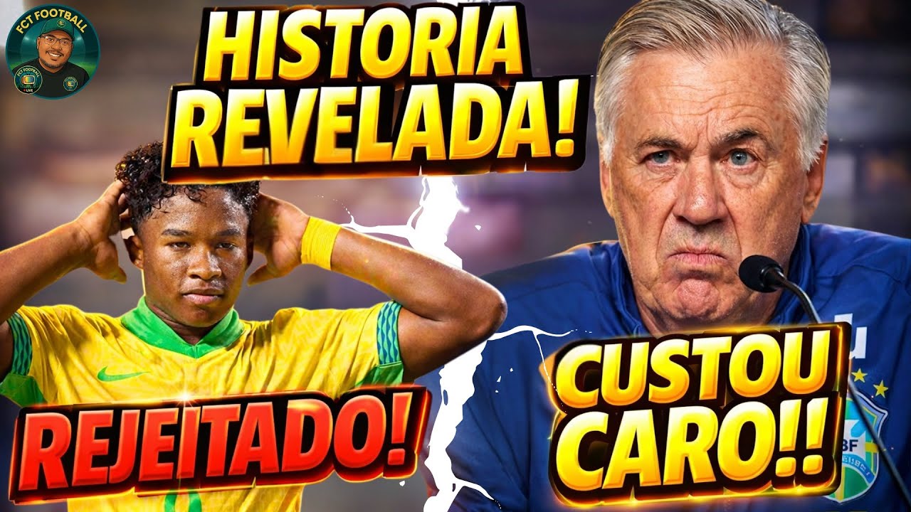 A HISTÓRIA que ANCELOTTI NÃO CONTOU sobre ENDRICK - E CONTA O QUE CUSTOU CARO