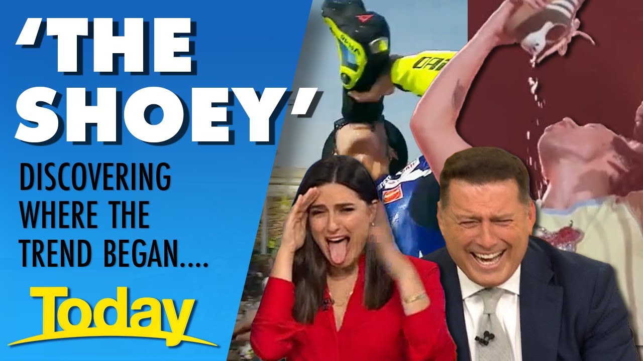 Karl in tears after man behind &lsquo;the shoey&rsquo; reveals how the trend began | Today Show Australia