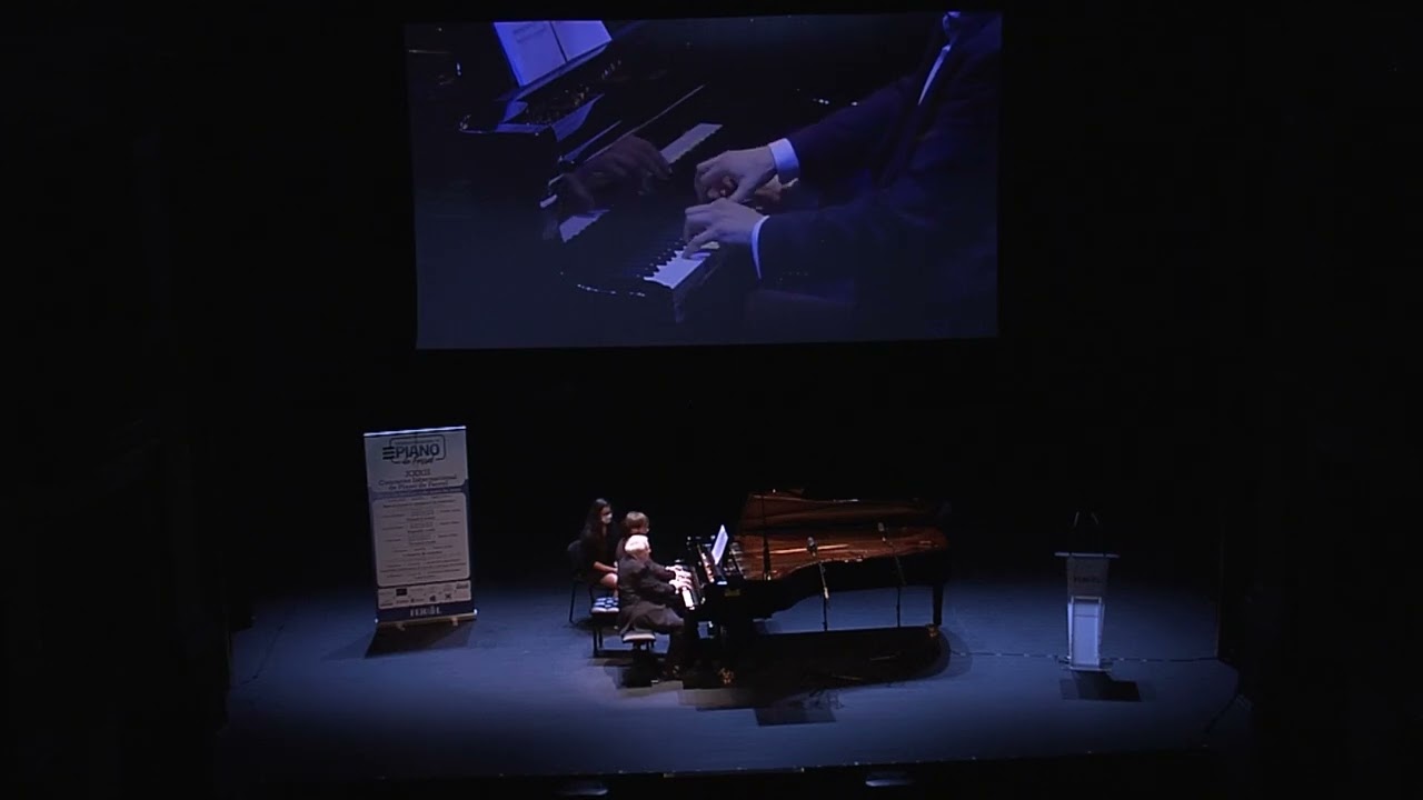 Philippe Entremont & Pablo Galdo play A flat major Waltz (Brahms)