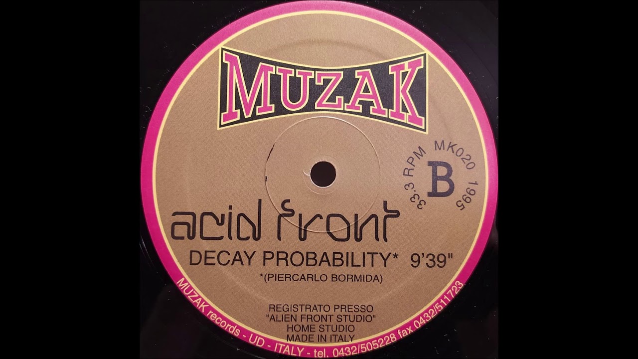Acid Front - Decay Probability (Muzak, 1995)