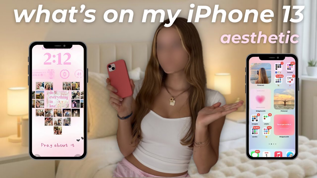 Что у меня на iPhone 13? *эстетичная, чистая девушка*