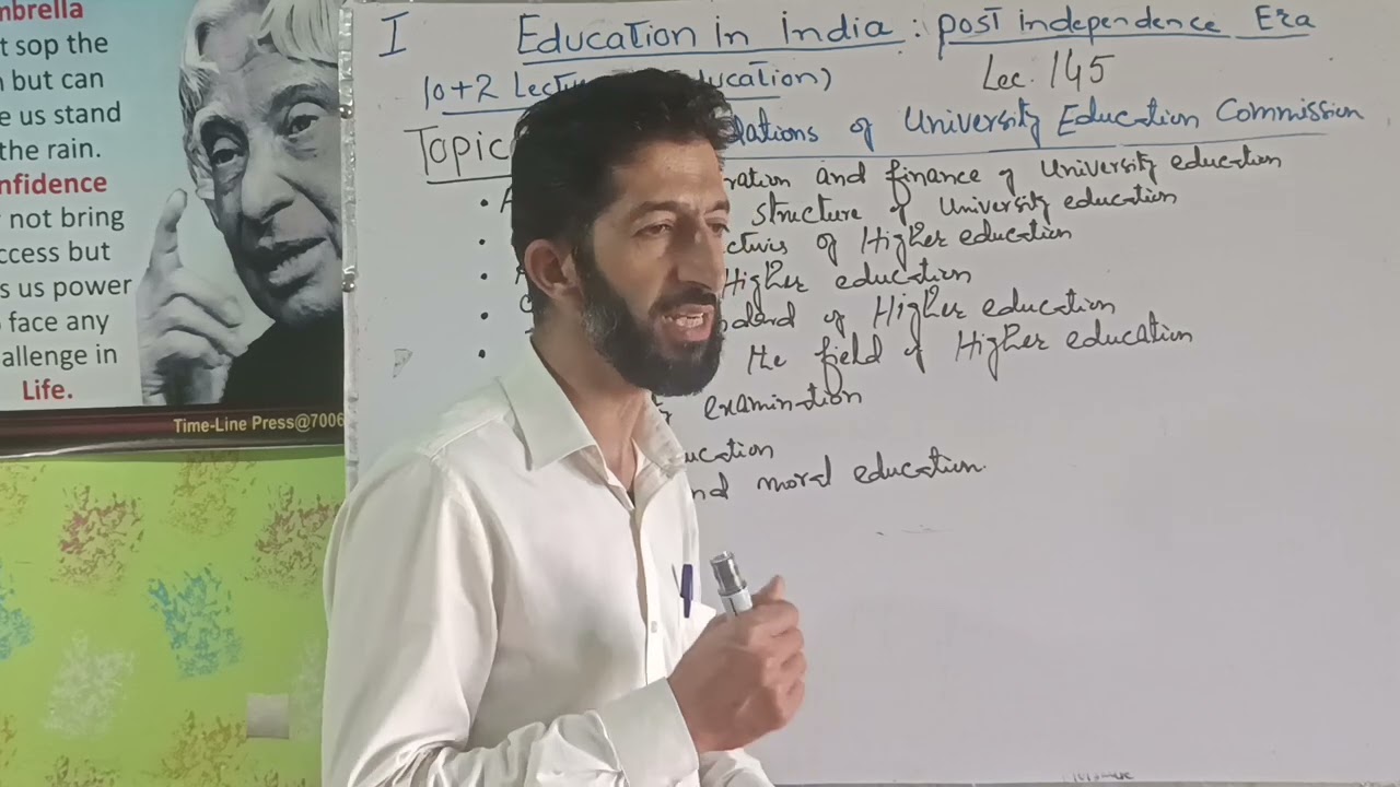 Key recommendations of Radhakrishnan commission 1948-49 lec145