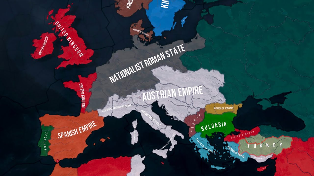 What if France Annexed After The Napoleonic Wars - Hoi4 Timelapse