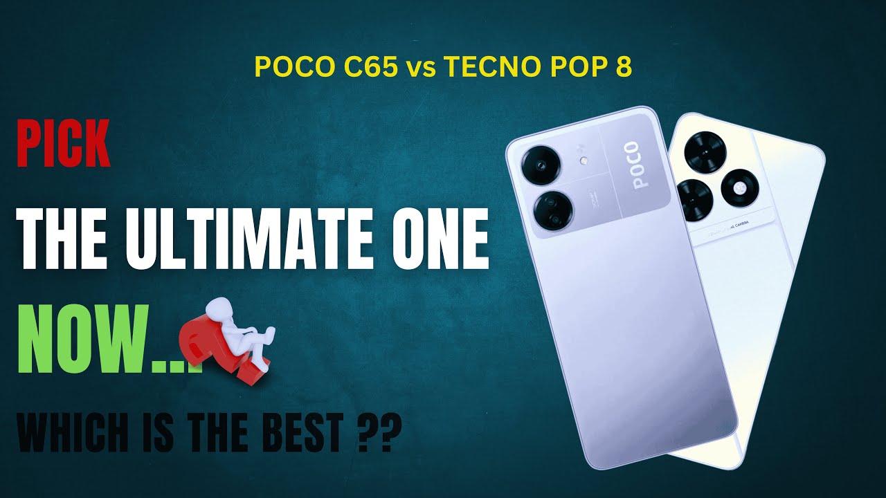 POCO C65 vs TECNO POP 8 | Full Comparison ⚡ Which One Is Better?