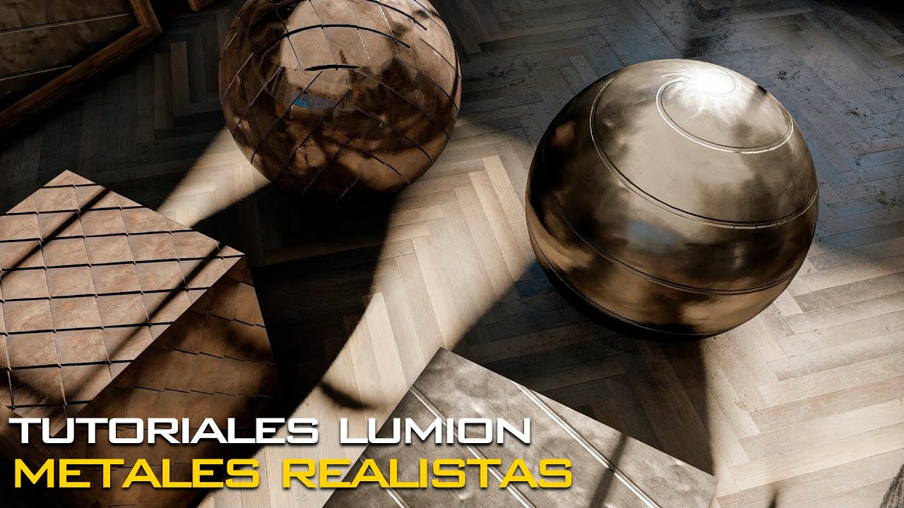 LUMION 10 CREAR TEXTURAS METALICAS REALISTAS