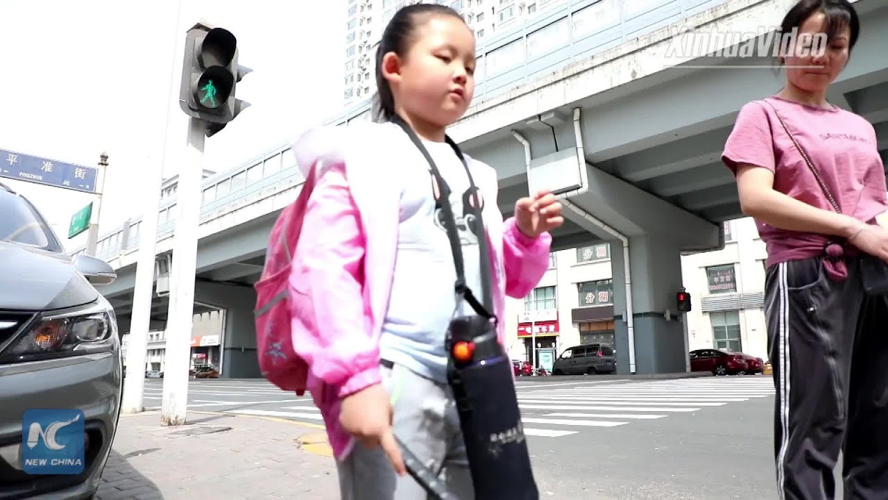 Heartwarming: Blind Chinese girl's 